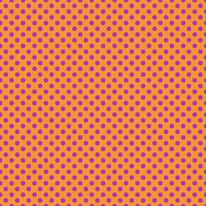 Max quilt A dot orange magenta 1x1