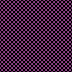 Max quilt B dot black pink 1x1