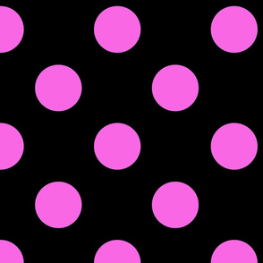 Max quilt B dot black pink 8x8