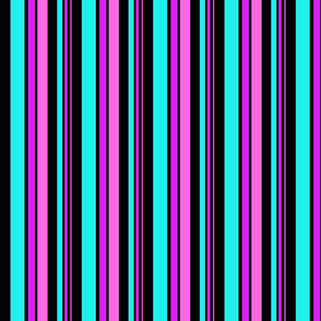 Max quilt B stripe turquoise 4x4