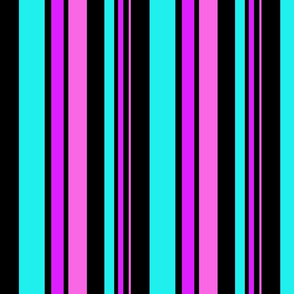 Max quilt B stripe turquoise 8x8