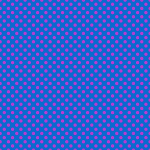 Max quilt E dot blue magenta 1x1