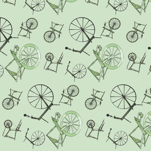 Wheel Jumble in Green