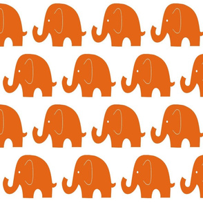 Jumbo Orange Elephant