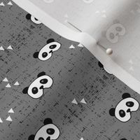 (small scale) panda mask || grey C19BS