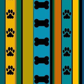 Dog-Themed Stripes1-Large Scale