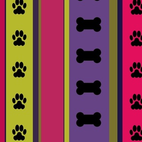Dog-themed Stripes4-Large Scale