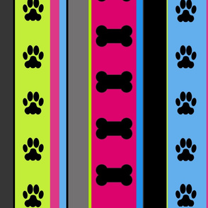 Dog-Themed Stripes5-Large Scale