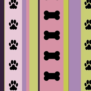 Dog-Themed Stripes7-Large Scale