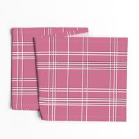 Christmas checks - dusty pink