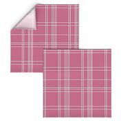 Christmas checks - dusty pink