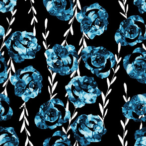 Batik Roses Floral