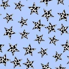 cow print stars fabric - y2k fabric, gen z fabric, trendy fabric