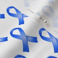 Blue Awareness Ribbons