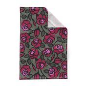 dark red roses- moody floral