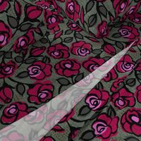 dark red roses- moody floral