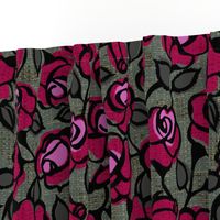 dark red roses- moody floral