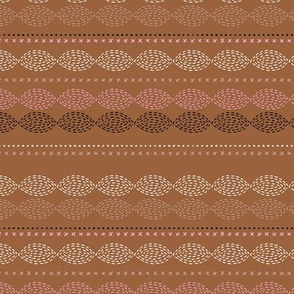 Minimal mudcloth bohemian mayan abstract indian summer aztec design summer fall copper pink SMALL