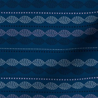 Minimal mudcloth bohemian mayan abstract indian summer aztec design winter navy blue pink SMALL