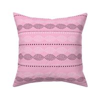 Minimal mudcloth bohemian mayan abstract indian summer aztec design pink baby girl