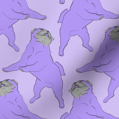 Mod LCP dancing Pugs - Lavender