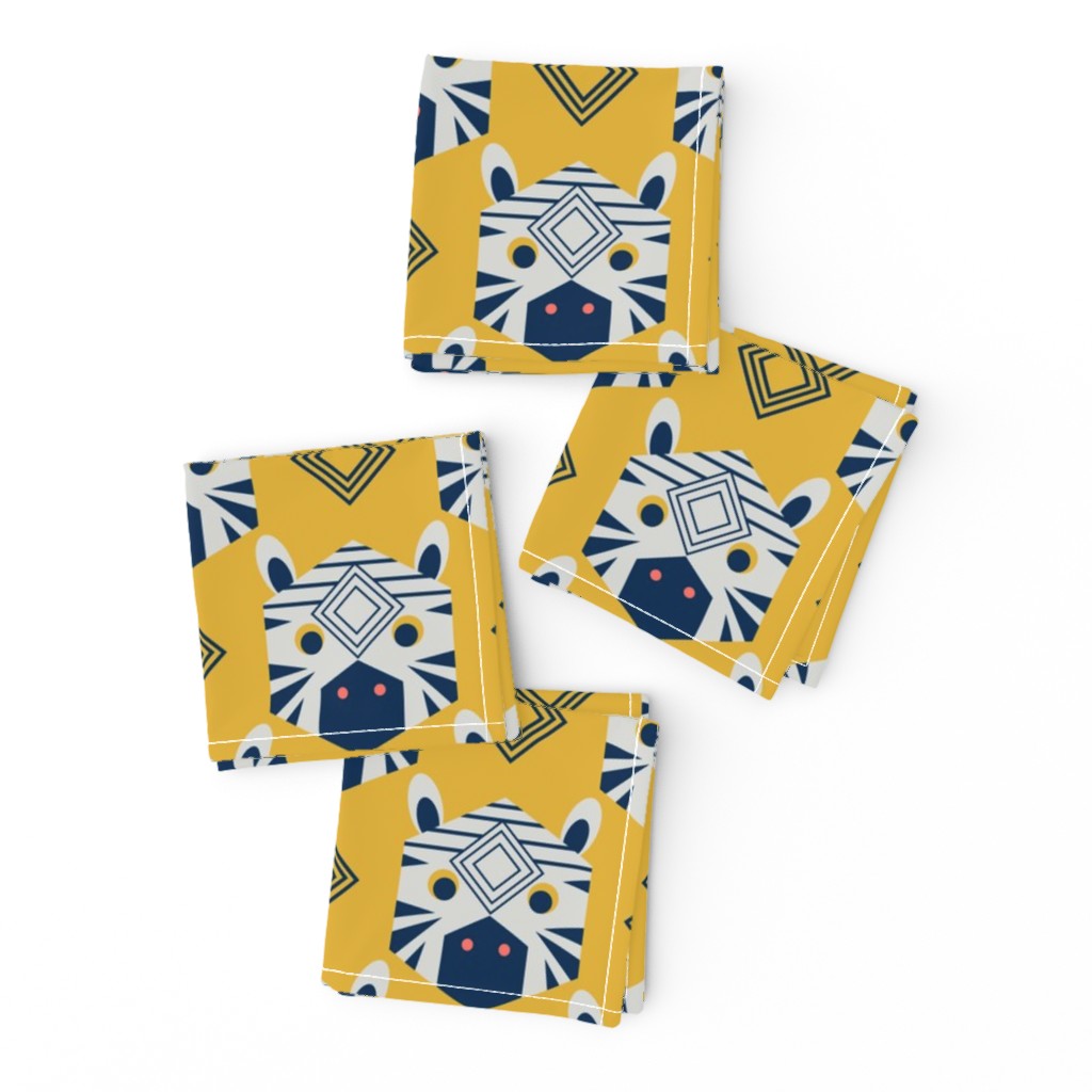 Geometric zebra goldenrod small