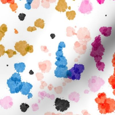 Watercolor Splatters (Color 2)