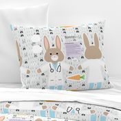 Dr. Bunny M.D. Cut and Sew Plushie Pillow