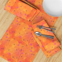 Happy Florals Orange