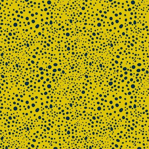 Pebbles - Mustard with Navy