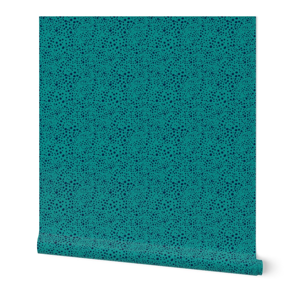 Pebbles - Teal with Navy