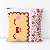 Biscuit Pillow for linnen cotton canvas!