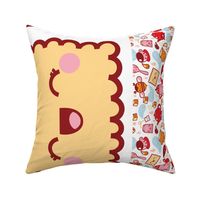 Biscuit Pillow for linnen cotton canvas!