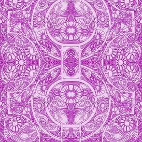 In a Victorian Lace Head Space (magenta)