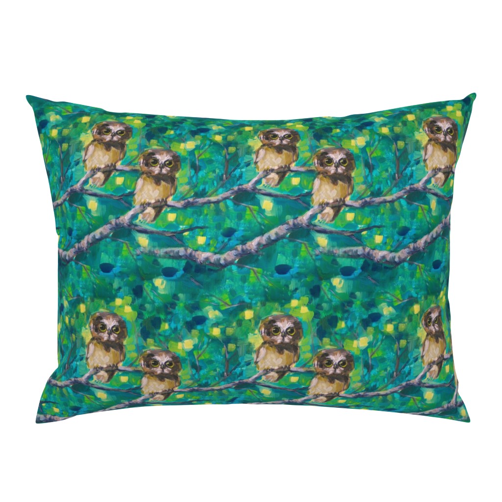 Woodland Owls - Small Pattern