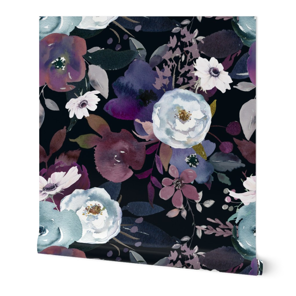 Moody Midnight Floral 