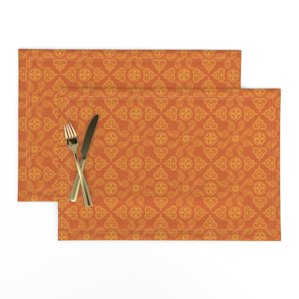 paisley orange