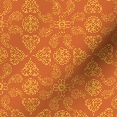 paisley orange