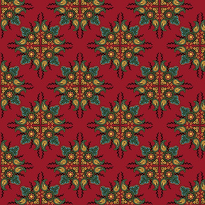 indian floral pattern (small scale)