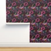 moody florals magenta