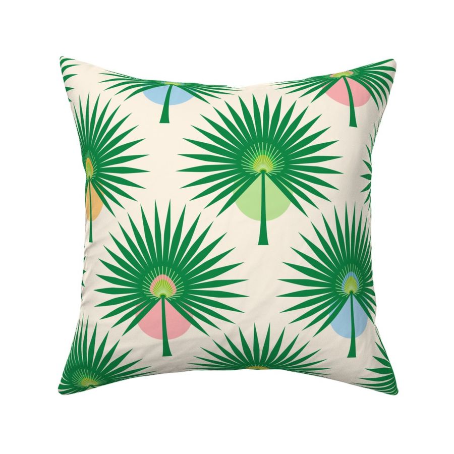 Fan Palm Leaves Medium | Spoonflower