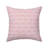 Little island vibes shell summer scallop minimal tropical mermaid surf sea print pink