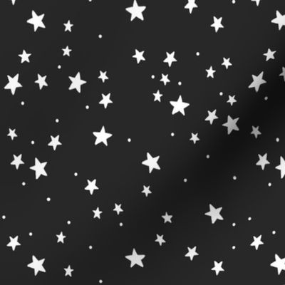 black and white stars 