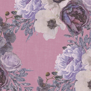 Moody Floral #2 - Dusty Rose