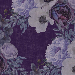 Moody Floral #2 - Deep Purple