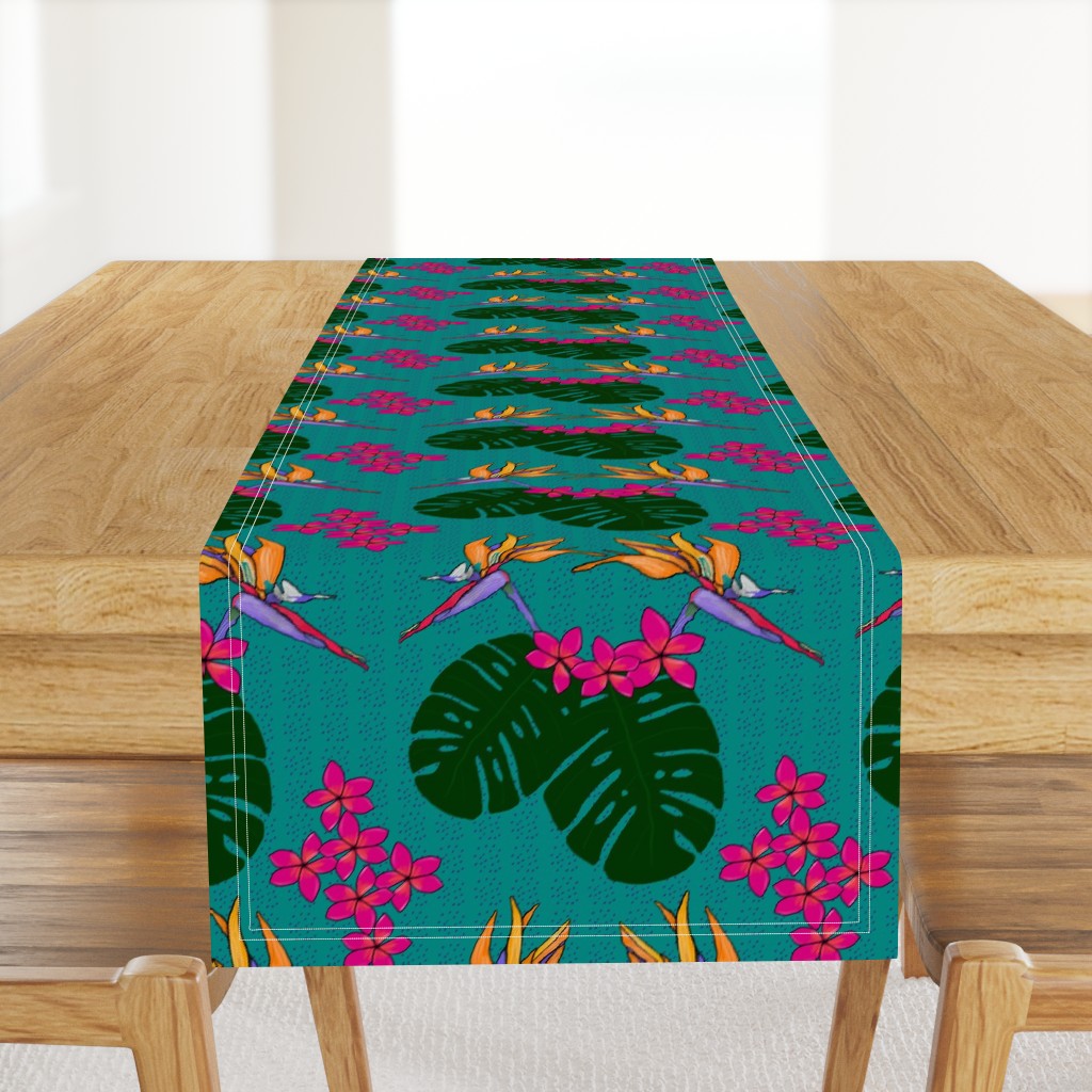 Bohemian Tropical Paradise Teal