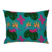 Bohemian Tropical Paradise Teal