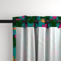 Bohemian Tropical Paradise Teal