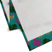 Bohemian Tropical Paradise Teal