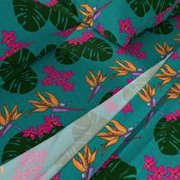 Bohemian Tropical Paradise Teal